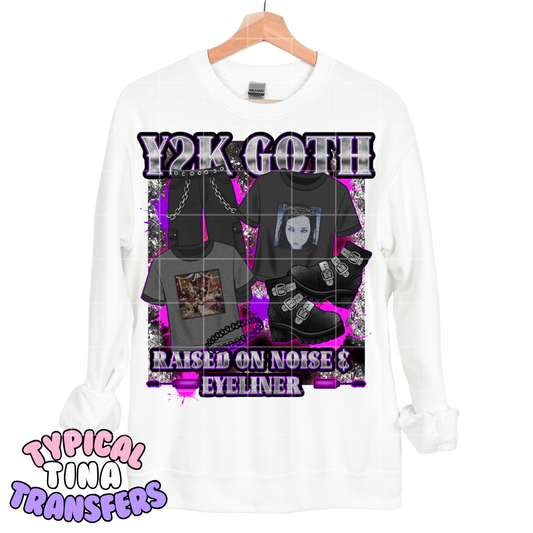 Throwback Y2K Goth | DTF Transfers | POD