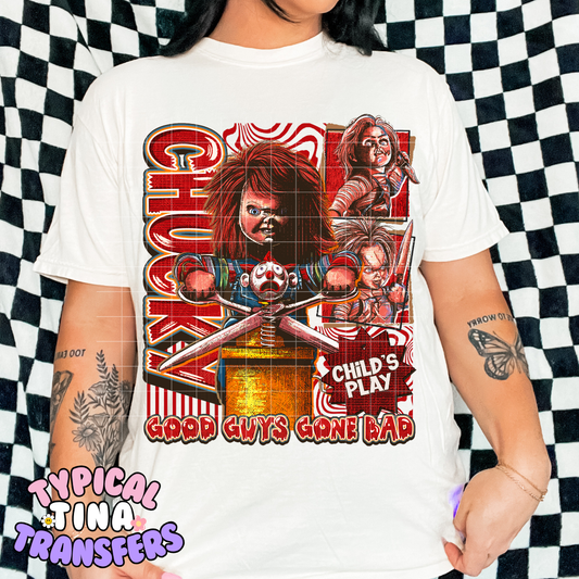 Chuck no grid lines | DTF Transfer | POD