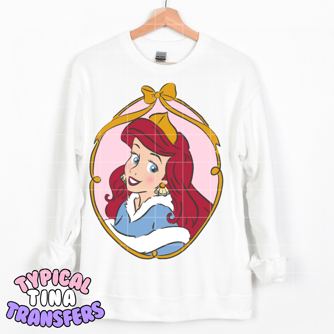 Holiday Princess Frames | DTF Transfer | POD - pick the design