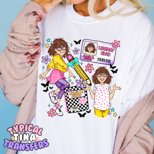 Jones Library Card | DTF Transfer | POD