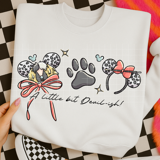 A little bit devil-ish | DTF Transfer | POD