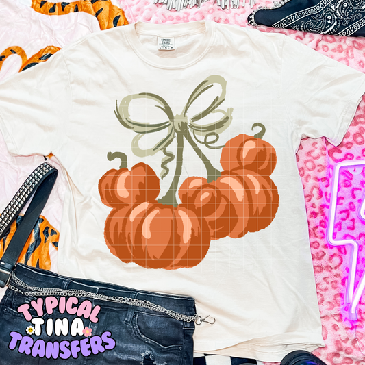 Coquette Magical Pumpkin Cherries | DTF Transfer | POD