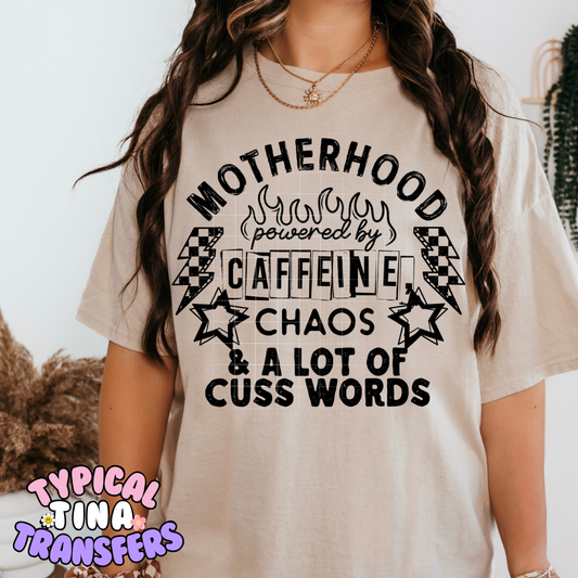 Motherhood powered by | DTF Transfer | POD