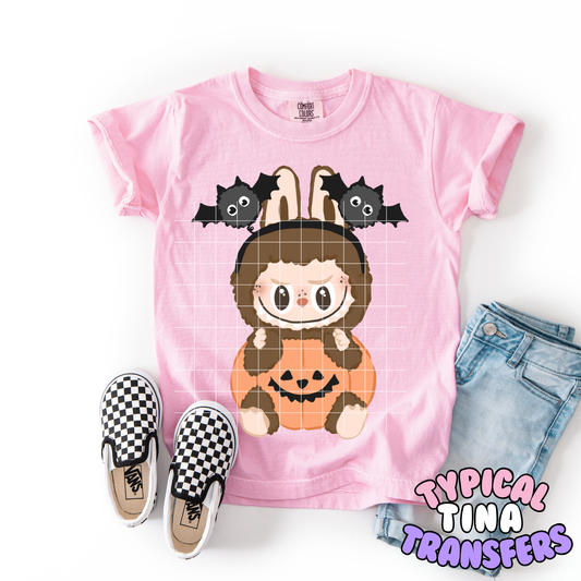 Spooky Laboo in pumpkin | DTF Transfer | POD