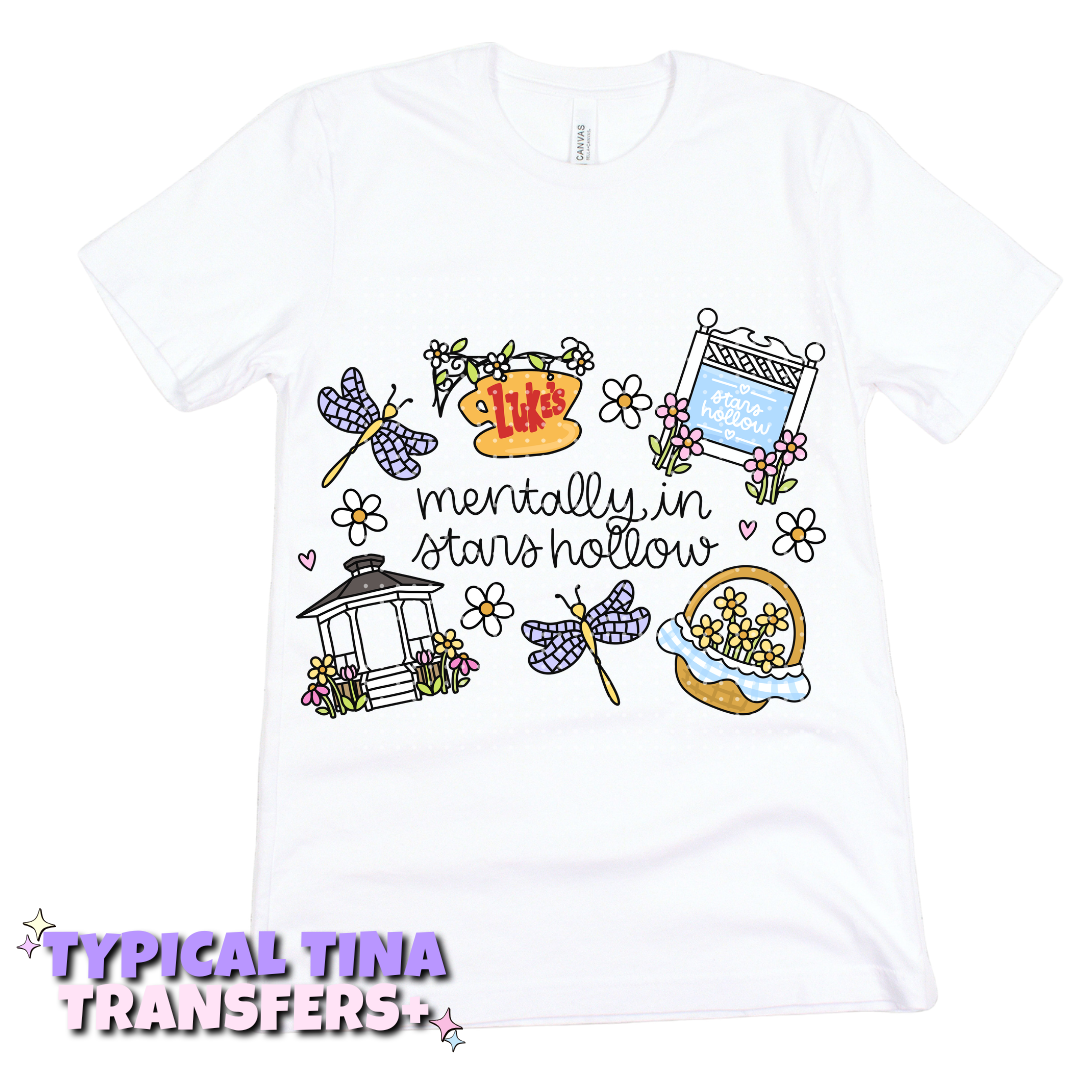 Mentally in Stars H in spring | DTF Transfers | POD