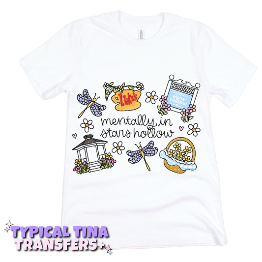 Mentally in Stars H in spring | DTF Transfers | POD