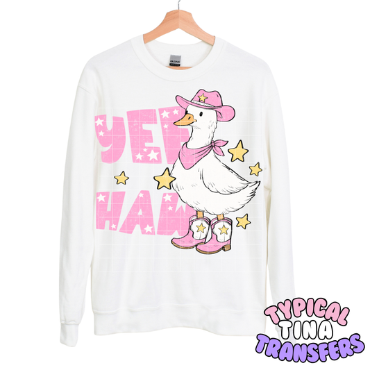 Yee haw Goose (pink) | DTF Transfers | POD