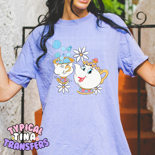 Potts and Cup | DTF Screen Print | POD