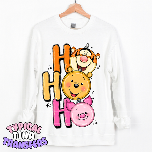 Ho Ho Ho (Acre Woods) | DTF Transfer | POD