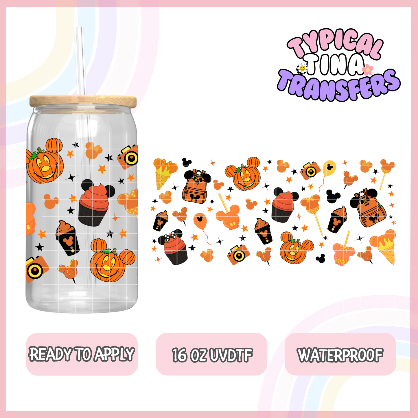 UVDTF #610 | 16oz UVDTF Wrap | POD
