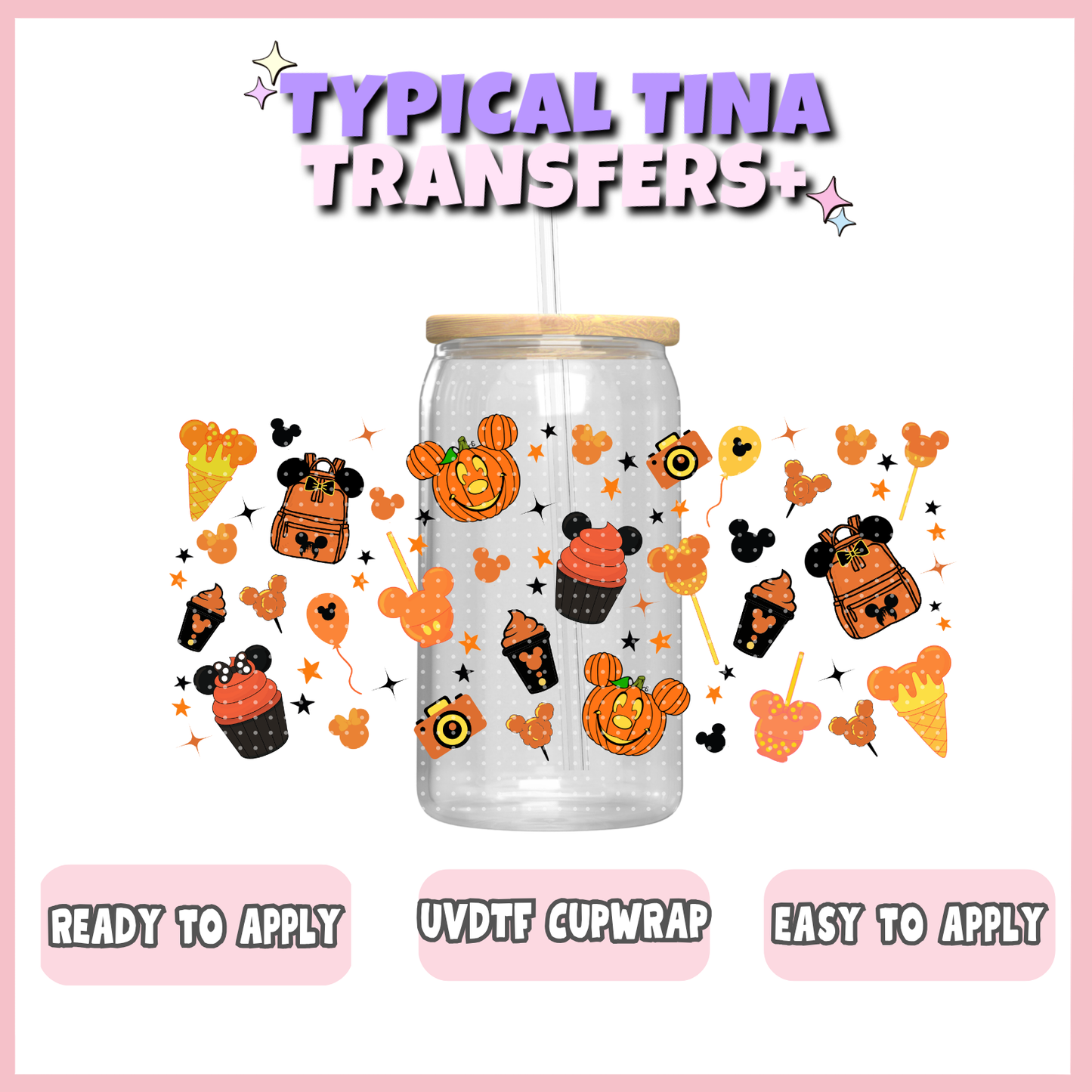 UVDTF #610 | 16oz UVDTF Wrap | POD
