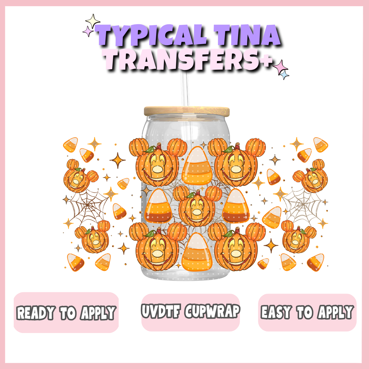 UVDTF #1418 | 16oz UVDTF Wrap | POD