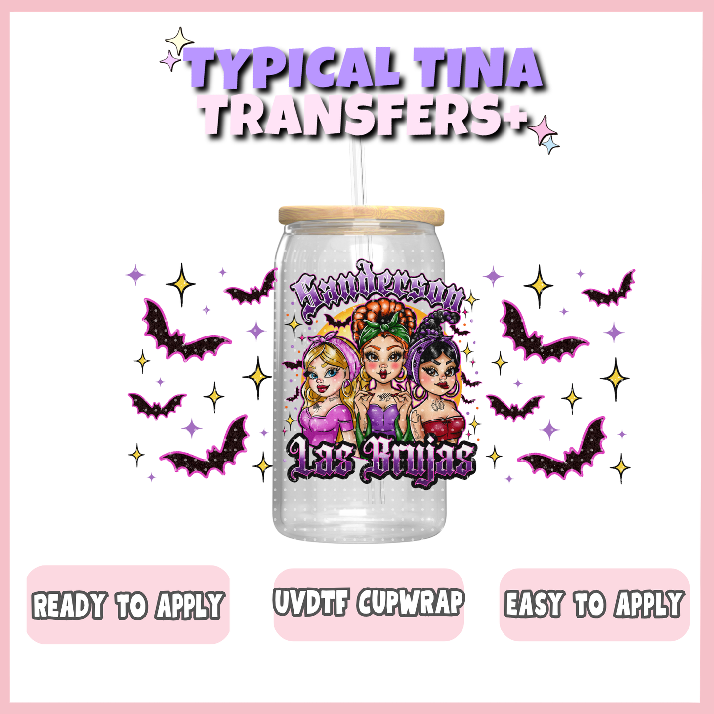 UVDTF #1422(B) | 16oz UVDTF Wrap | POD