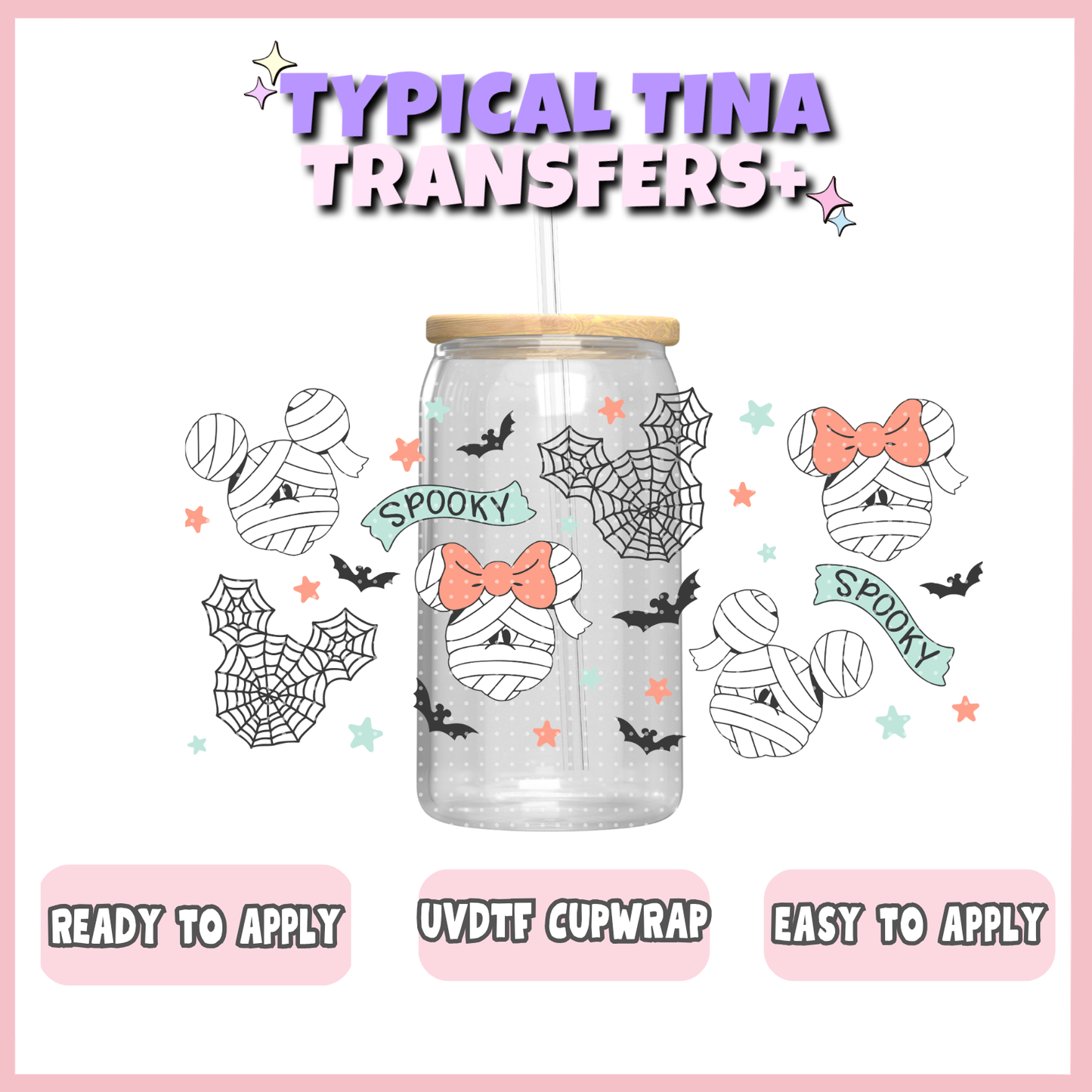 UVDTF #1429 | 16oz UVDTF Wrap | POD