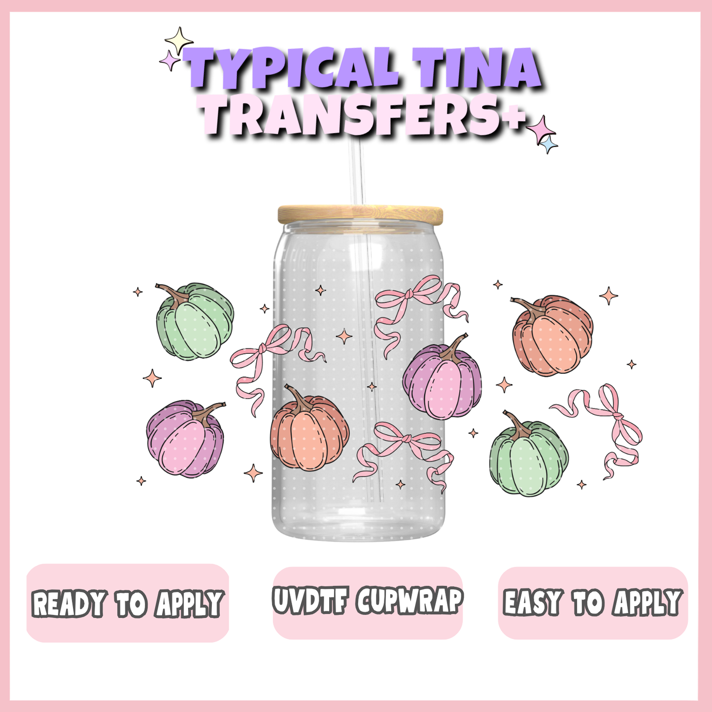 UVDTF #1432 | 16oz UVDTF Wrap | POD