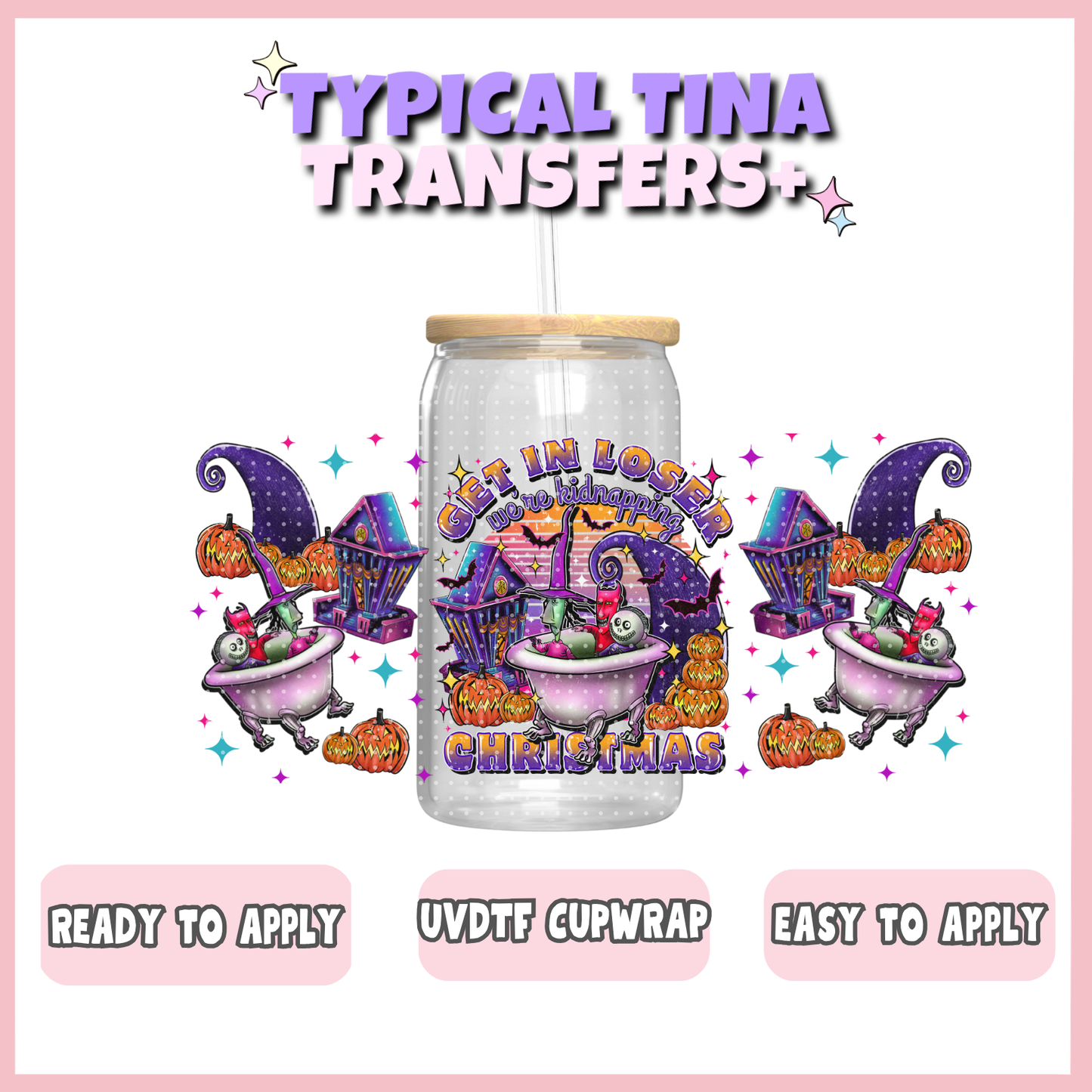 UVDTF #1406 | 16oz UVDTF Wrap | POD