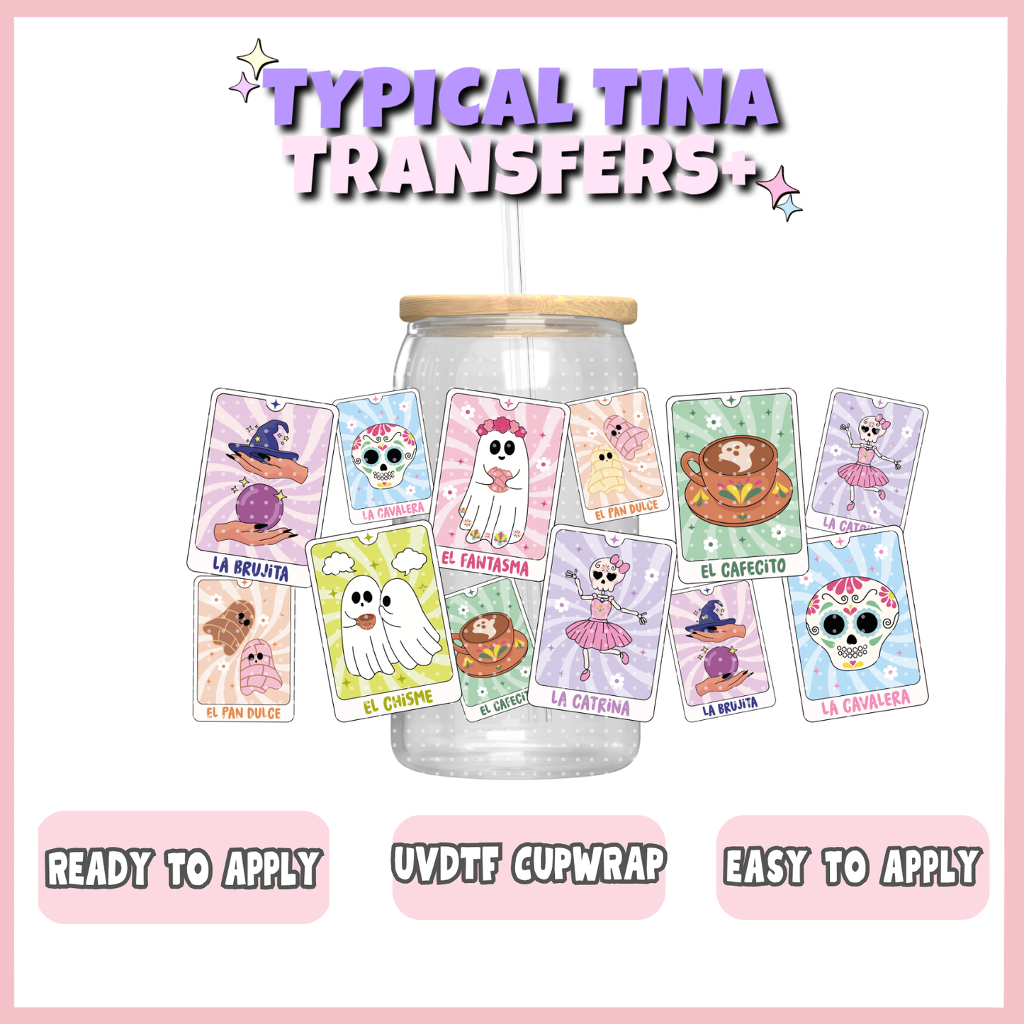 UVDTF #1519 | 16oz UVDTF Wrap | POD