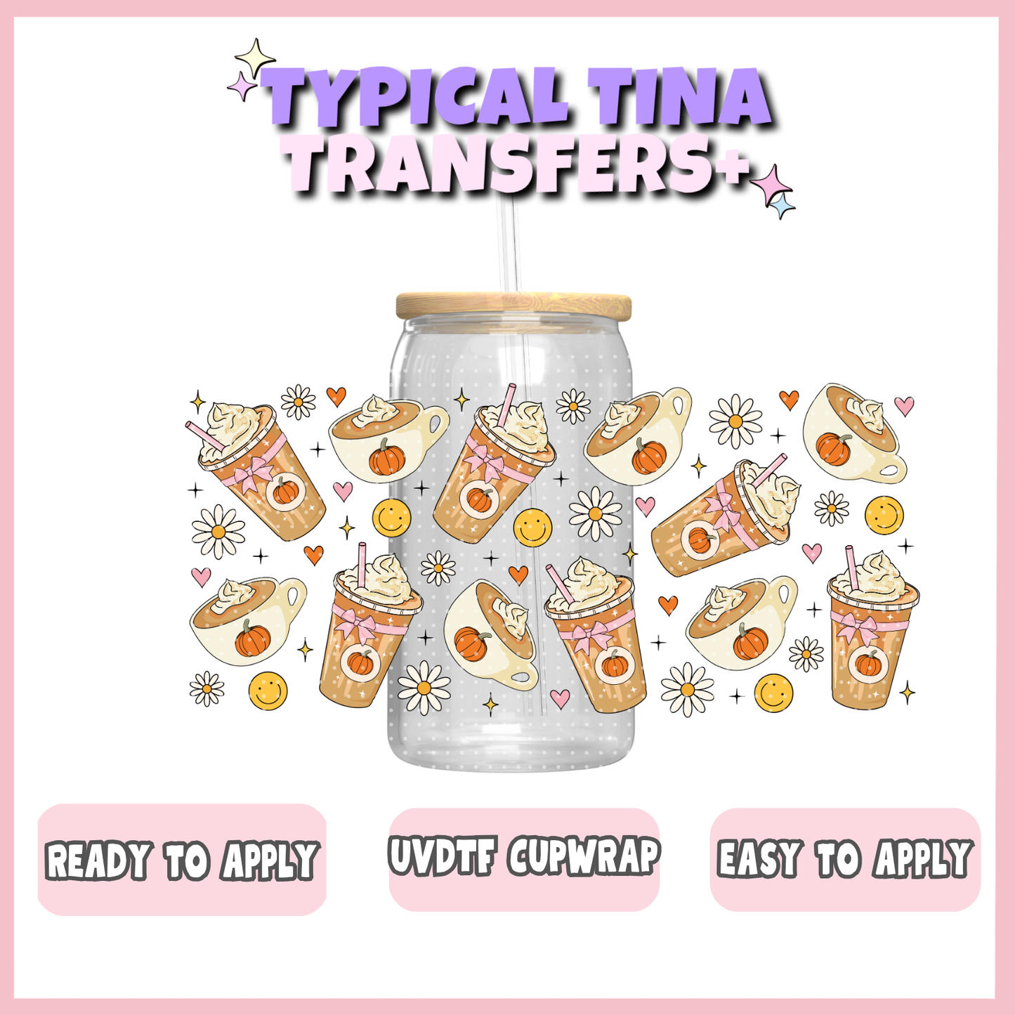 UVDTF #1521 | 16oz UVDTF Wrap | POD