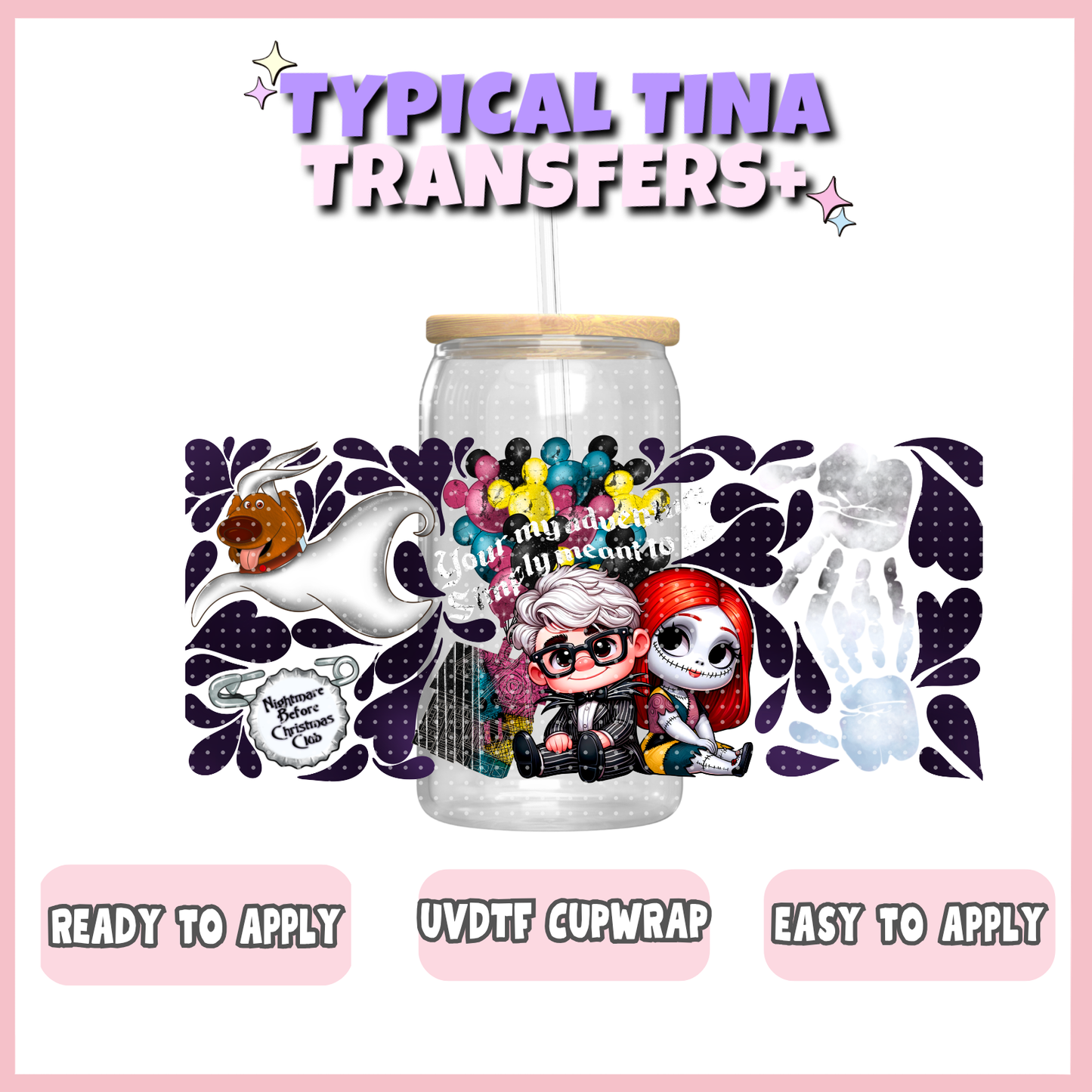 UVDTF #1392 | 16oz UVDTF Wrap | POD