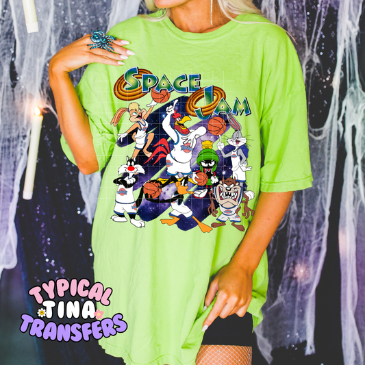 Space J basketball | DTF Screen Print | POD