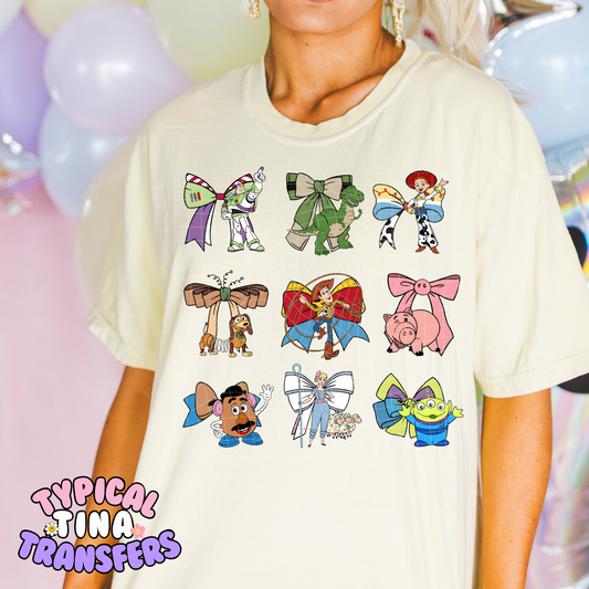 Toy Bows | DTF Screen Print | POD