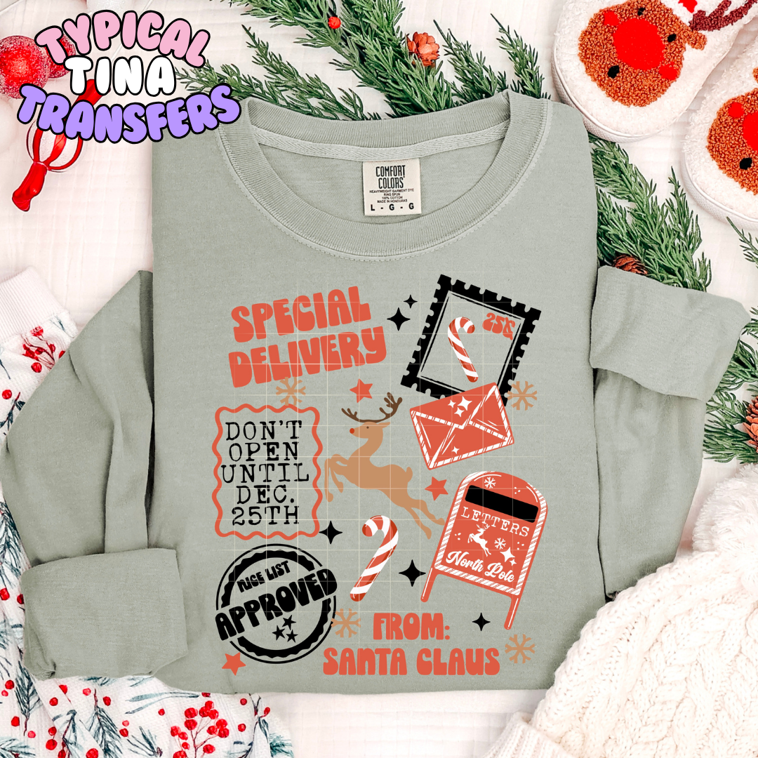 Special Deliveries mail | DTF Transfer | POD