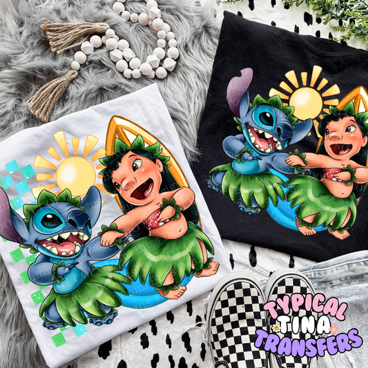 Hula under the sun | DTF Screen Print | POD - choose design