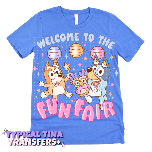 Welcome to the fun fair - Blue | DTF Transfers | POD