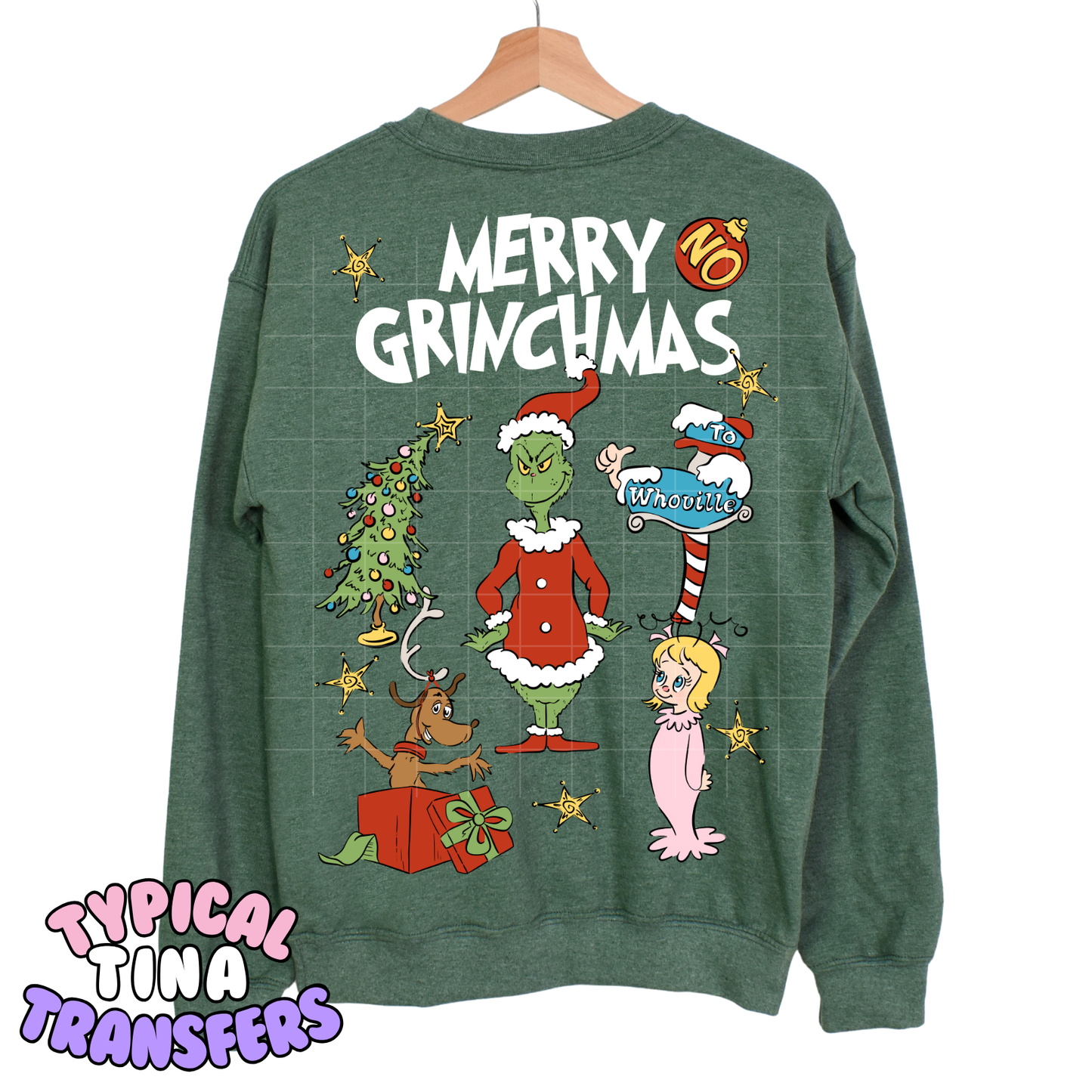 Merry Gr!nchmas (no) | DTF Transfer | POD