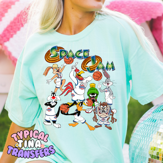 Space J Basketball opt. 2 | DTF Screen Print | POD