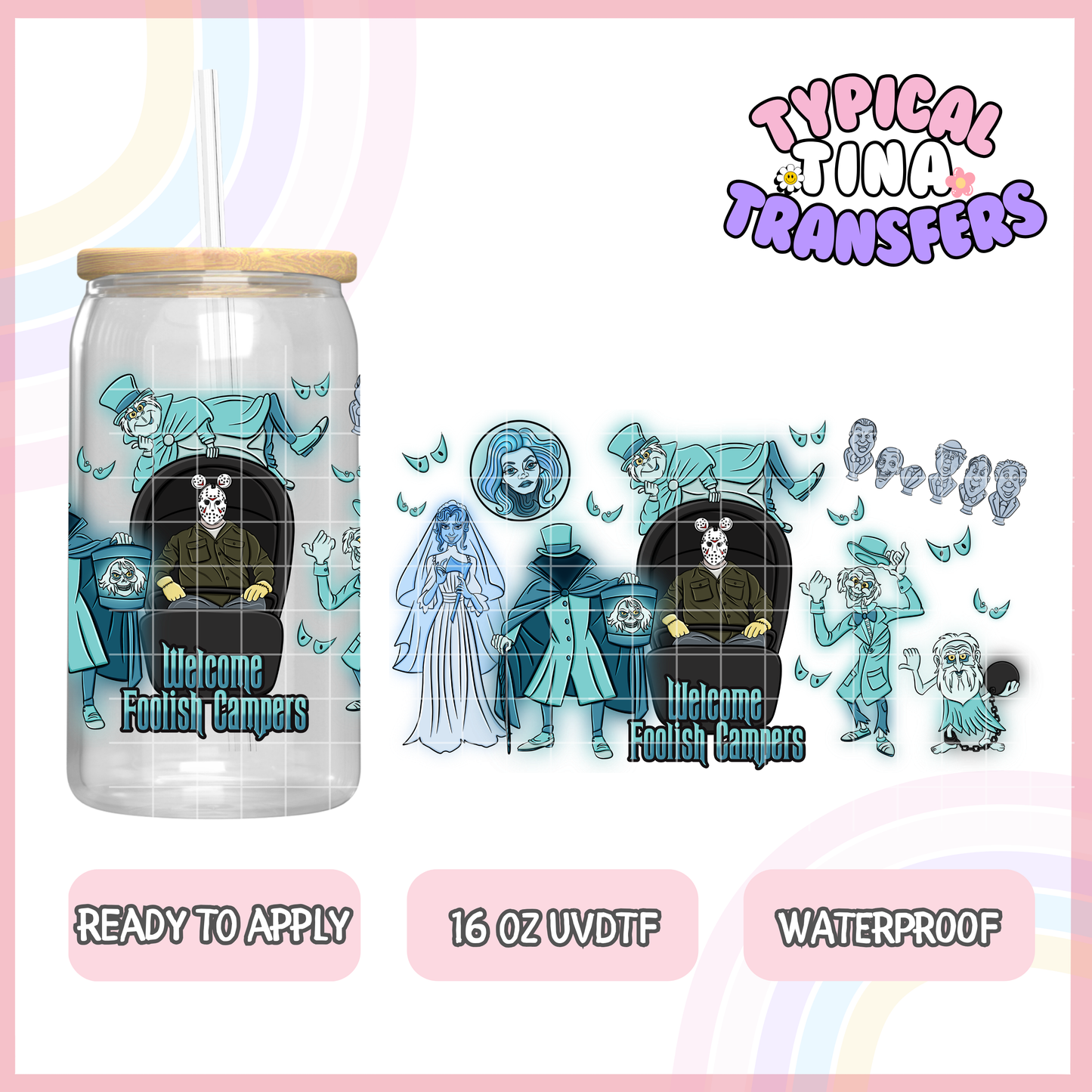 UVDTF #634 | 16oz UVDTF Wrap | POD