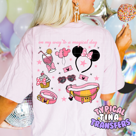 On my way to have a magical day essentials | DTF Transfer | POD