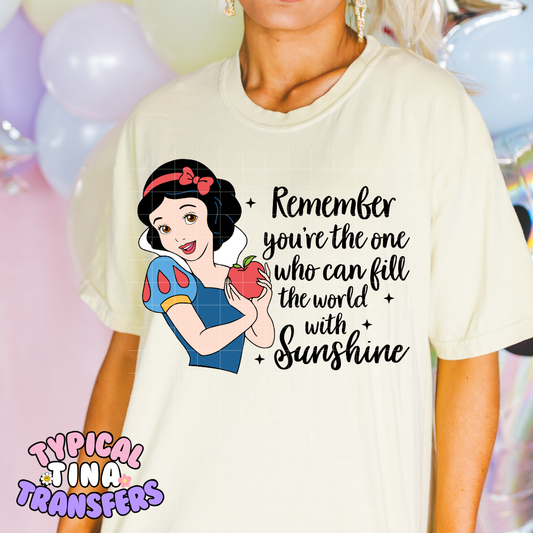 Princess Phrases (choose princess) | DTF Screen Print | POD