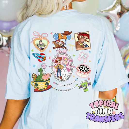 Toy Friends Mirror and Bracelet | DTF Screen Print | POD