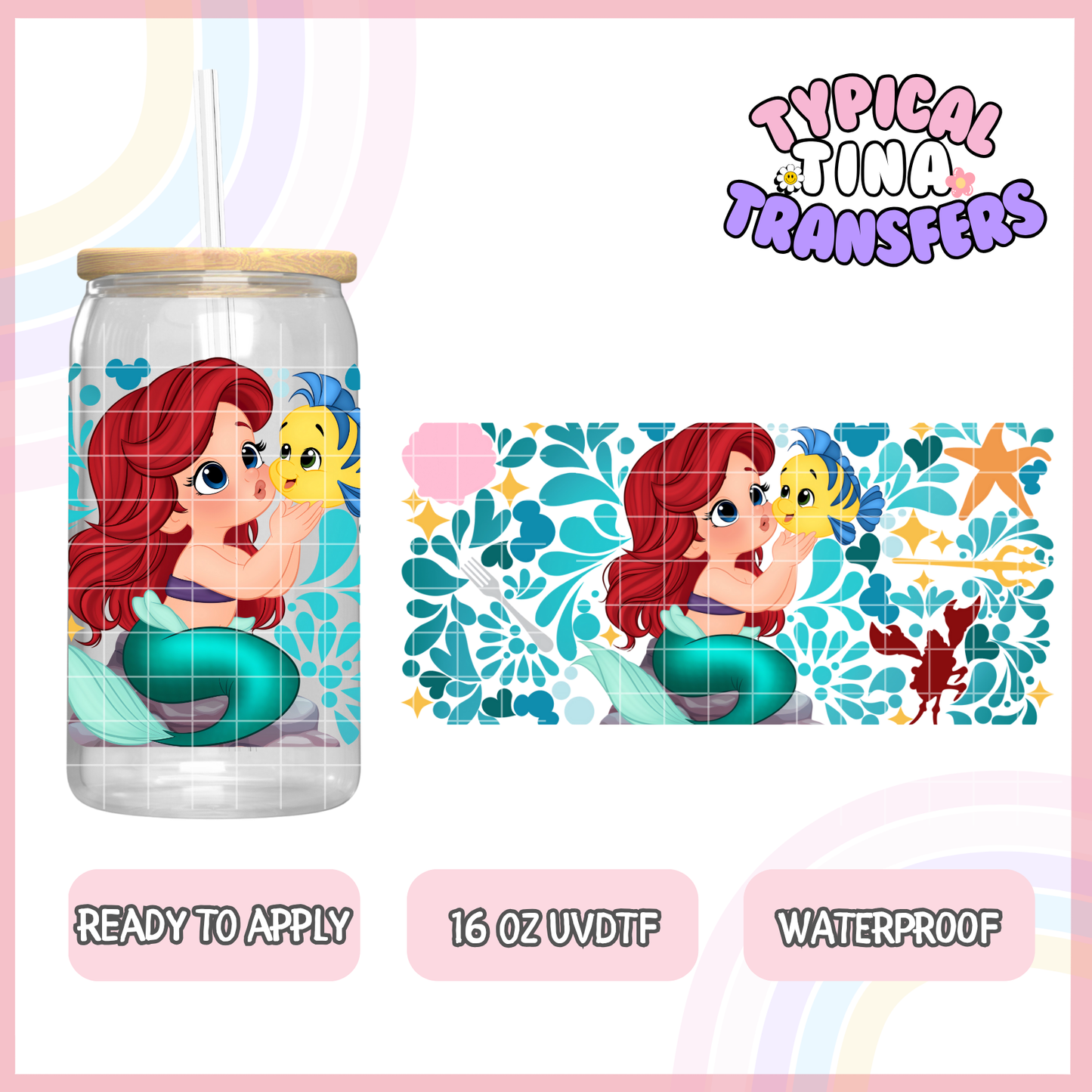 UVDTF #1695 | 16oz UVDTF Wrap | POD