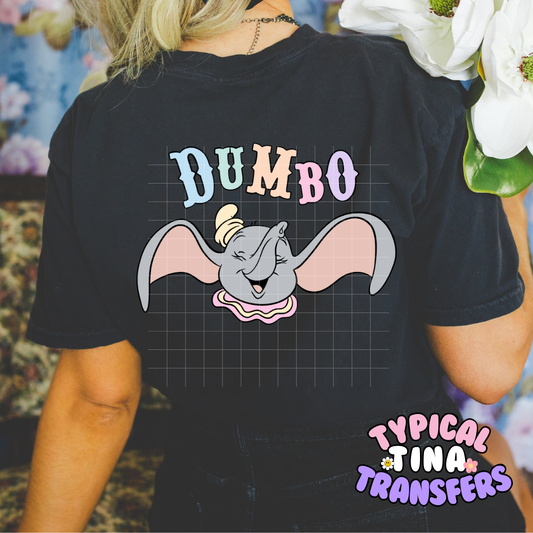 Flying Elephant | DTF Screen Print | POD