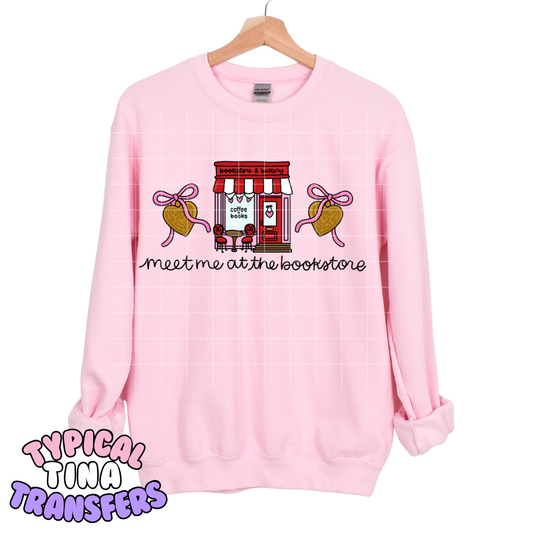 Meet me at the bookstore | DTF Transfers | POD