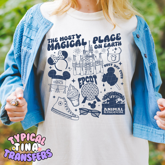 Most Magical Place On Earth | DTF Screen Print | POD