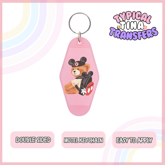 MK66 | UV Motel Keychain | POD - set of 5