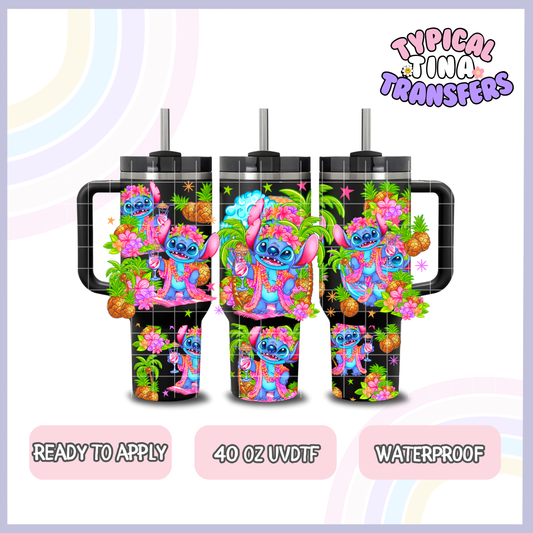 Hawaiian Alien | 40oz UVDTF Wrap | POD