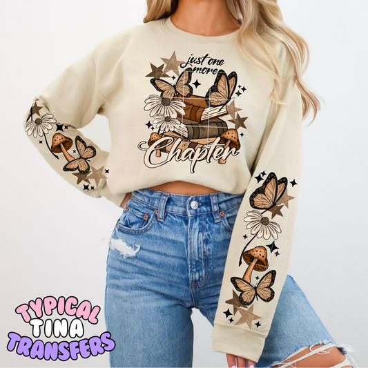 Just one more chapter (butterflies) | DTF Transfers | POD