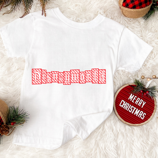 Diz-W Candycane Strips| DTF Transfer | POD