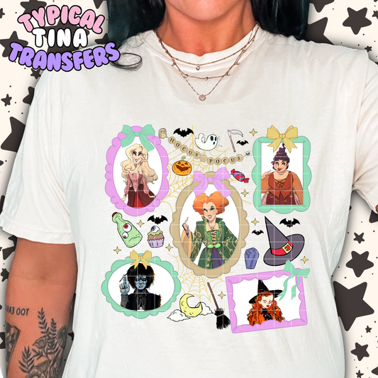 Hocus Poc Witches movie frames | DTF Transfer | POD