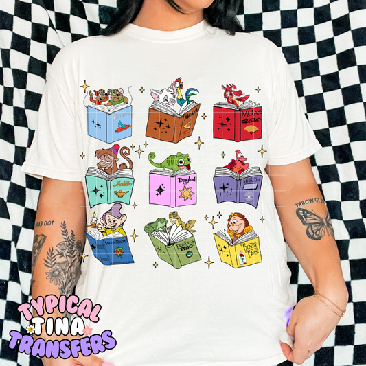 Sidekicks and books | DTF Transfer | POD