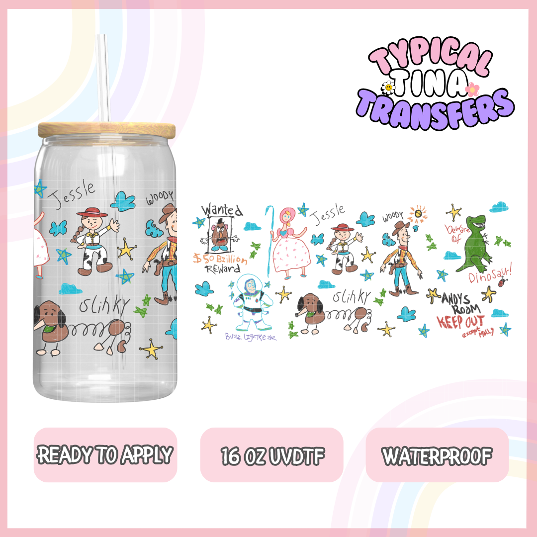 UVDTF #6850 | 16oz UVDTF Wrap | POD