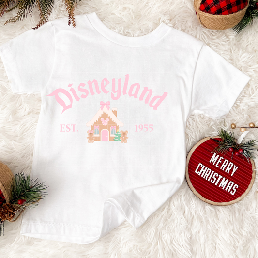 Diz-L Gingerbread house pink | DTF Transfer | POD