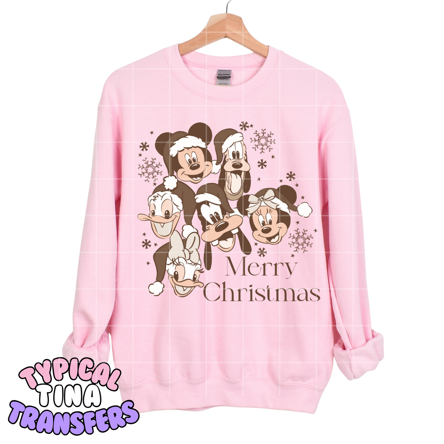 Sensational 6 - Christmas (brown tones) | DTF Transfer | POD