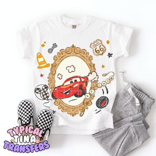 McQ in a frame | DTF Transfer | POD