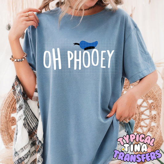 Oh Phooey | 11" Adult DTF Screen Print | POD