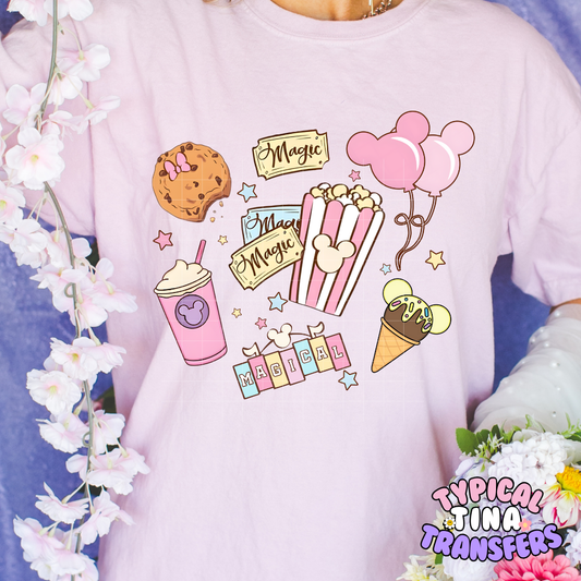 Scattered Magical Snacks | DTF Screen Print | POD